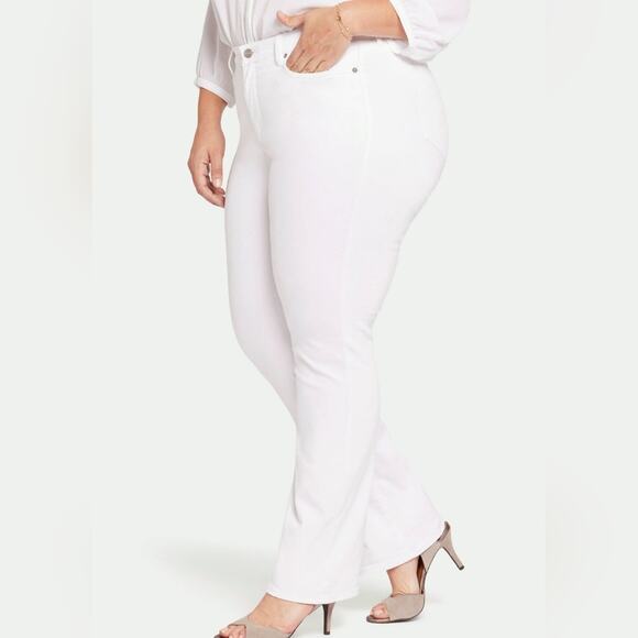 NWT NYDJ Barbara Bootcut Optic White Jeans, 18 - Picture 2 of 8